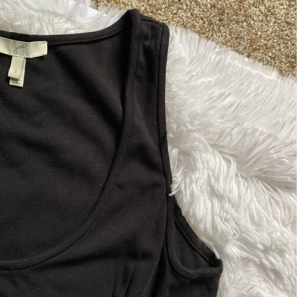 Joie Dress Sleeveless Black Flowy Stretchy Skater Rayon Spandex Women’s Sz Small - Picture 5 of 9